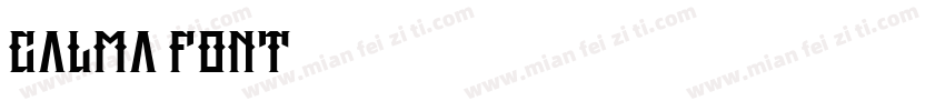 Calma Font字体转换